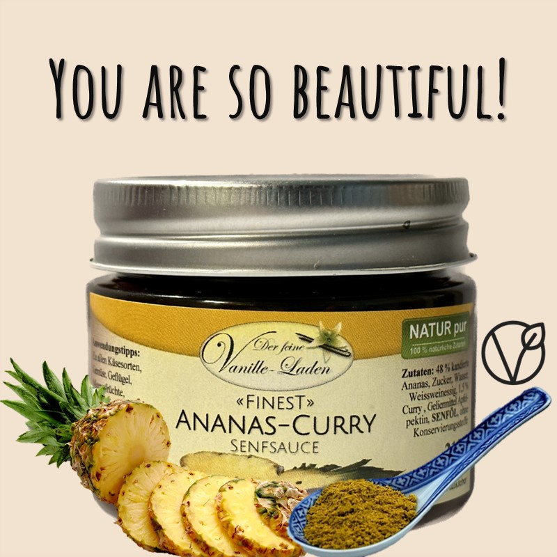 Ananas-Curry-Senfsauce