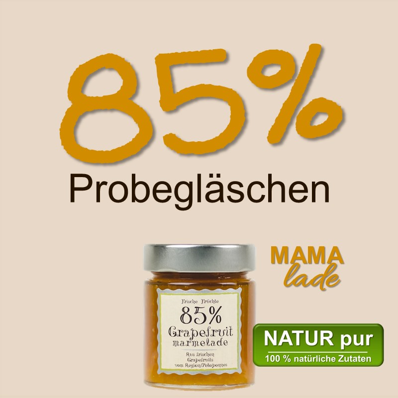 85% GRAPEFRUIT MARMELADE aus Aegion, Nordpeloponnes