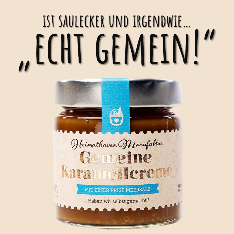 Gemeine Karamellcreme mit Meersalz