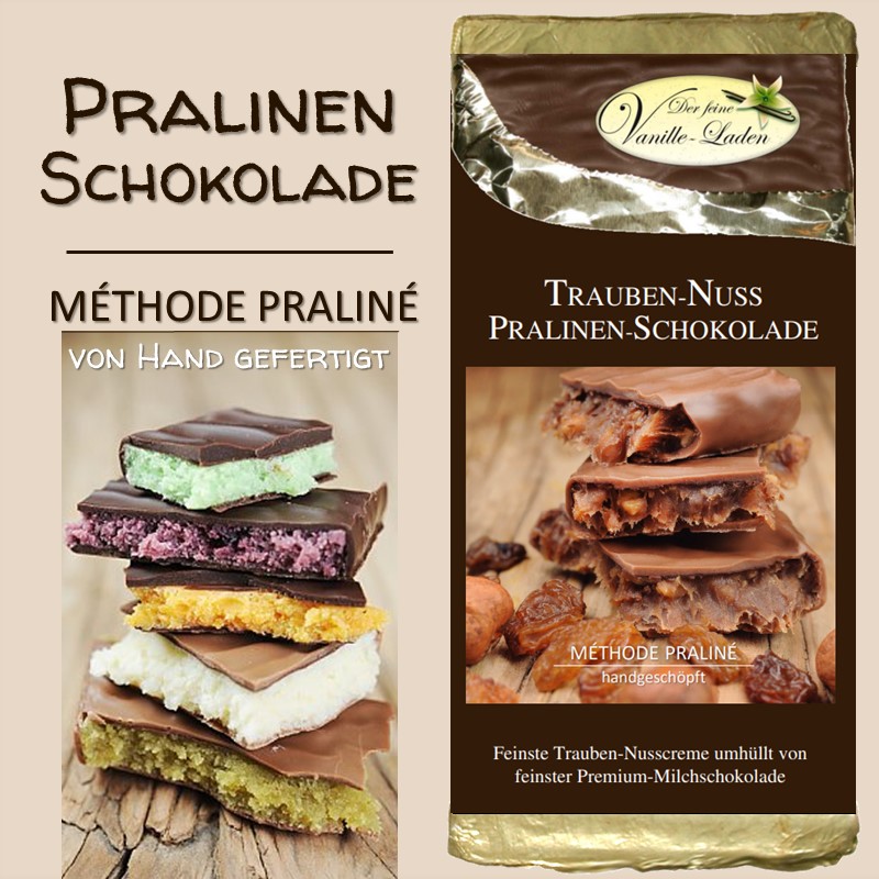 Traube-Nuss Pralinen-Schokolade