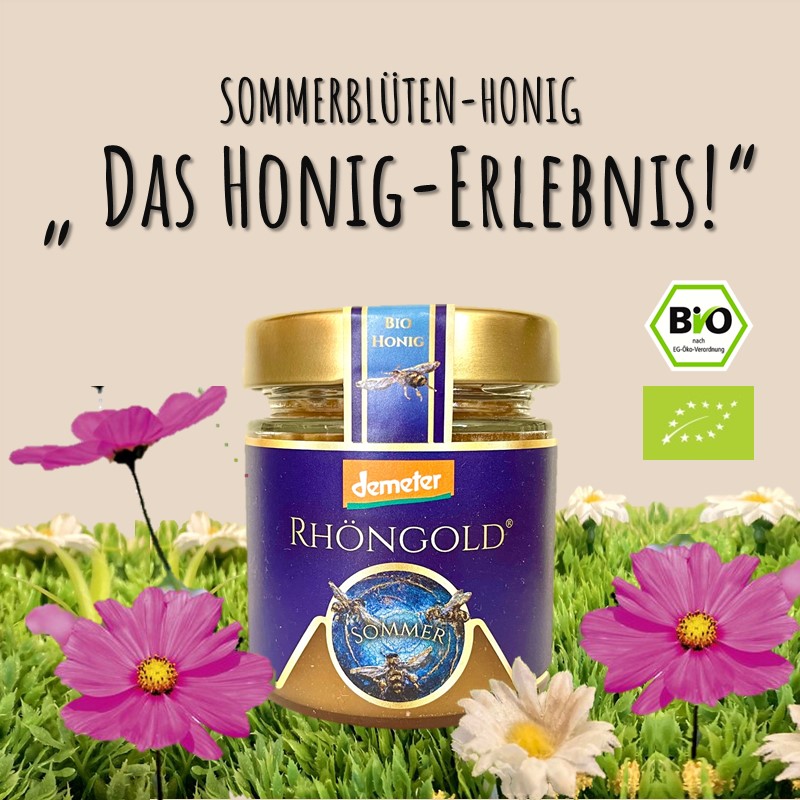 BIO Sommerblütenhonig RHÖNGOLD (Das Juwel!)