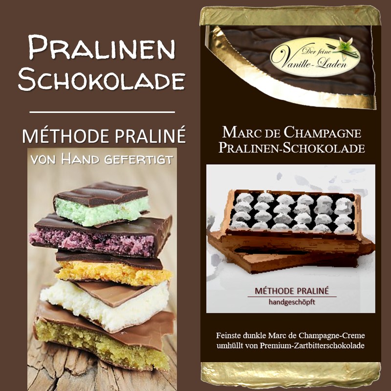 Marc de Champagne "bitter" Pralinen-Schokolade