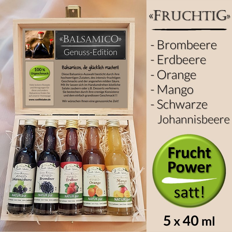 Balsamico Geschenk-Set "FRUCHTIG"