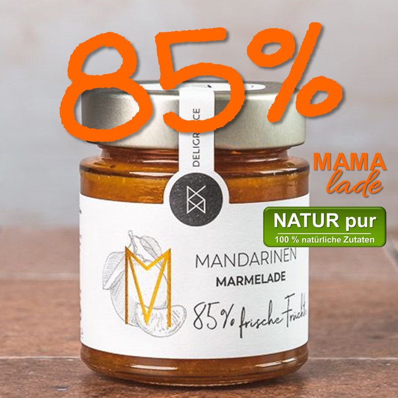 85% MANDARINEN MARMELADE von der Insel Chios, Ägäis