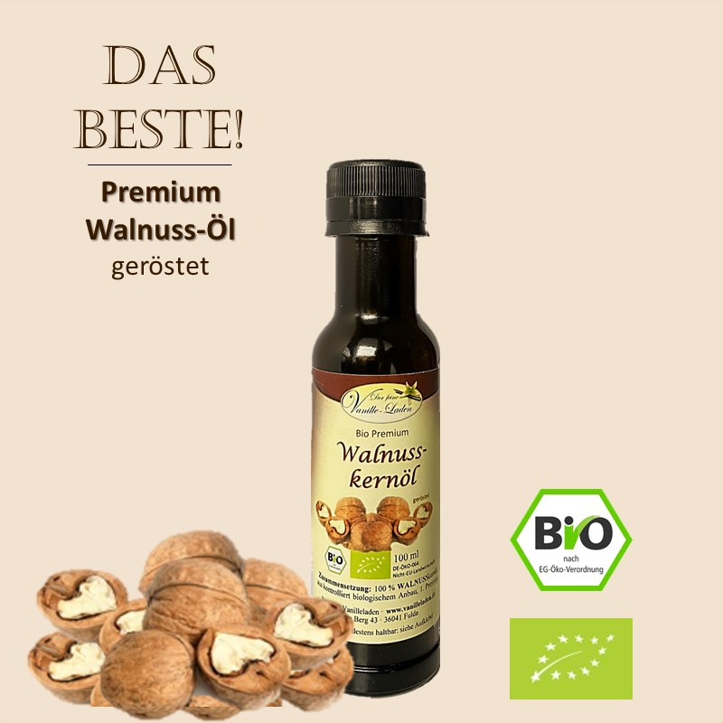 BIO Walnusskernöl (Premium-Qualität) - geröstet