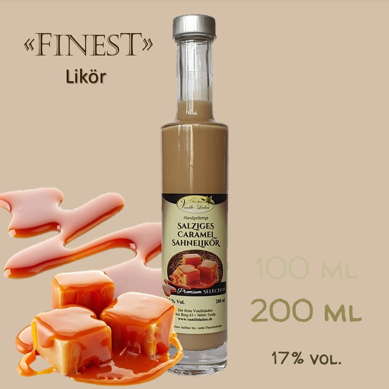 Salziges Caramel Sahnelikör / 17 % vol.