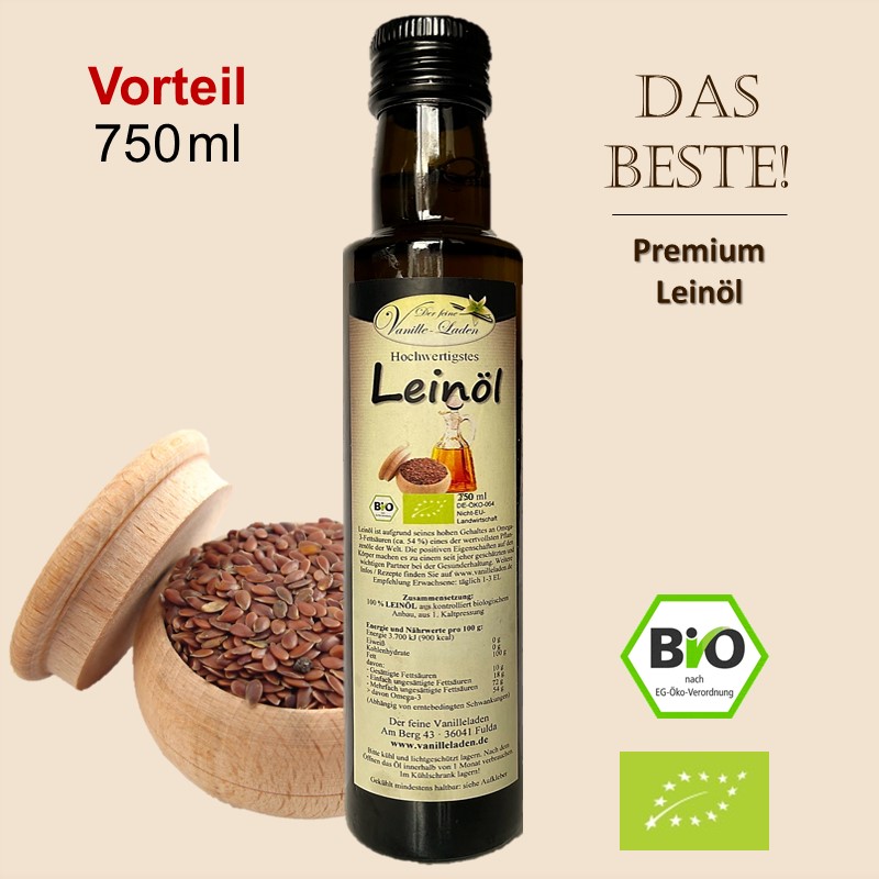 BIO-Leinöl (750 ml)