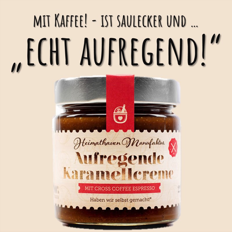 Aufregende Karamellcreme mit Espresso