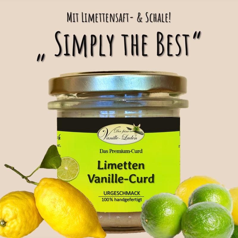 Limetten-Vanille-Curd