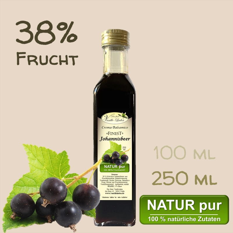 Balsamico "FINEST" Schwarze Johannisbeere
