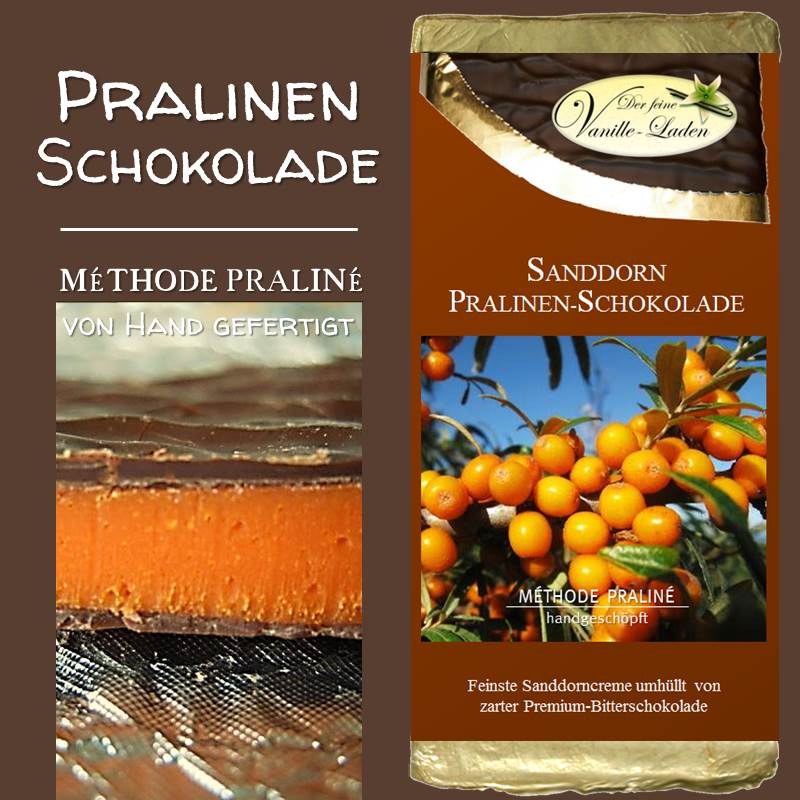 Sanddorn Pralinen-Schokolade