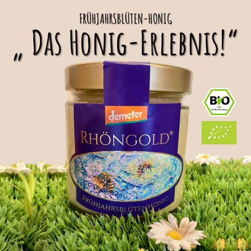 BIO Frühjahrsblütenhonig RHÖNGOLD (High Quality!)