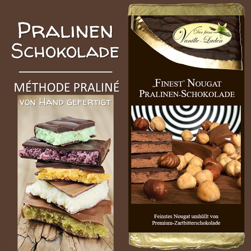Nougat "FINEST" Pralinen-Schokolade