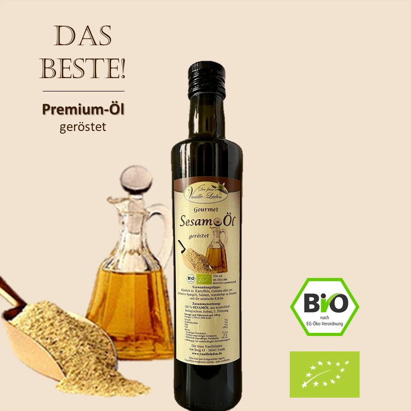 BIO Gourmet Sesamöl 250 ml - geröstet