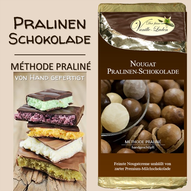 Nougat Pralinen-Schokolade