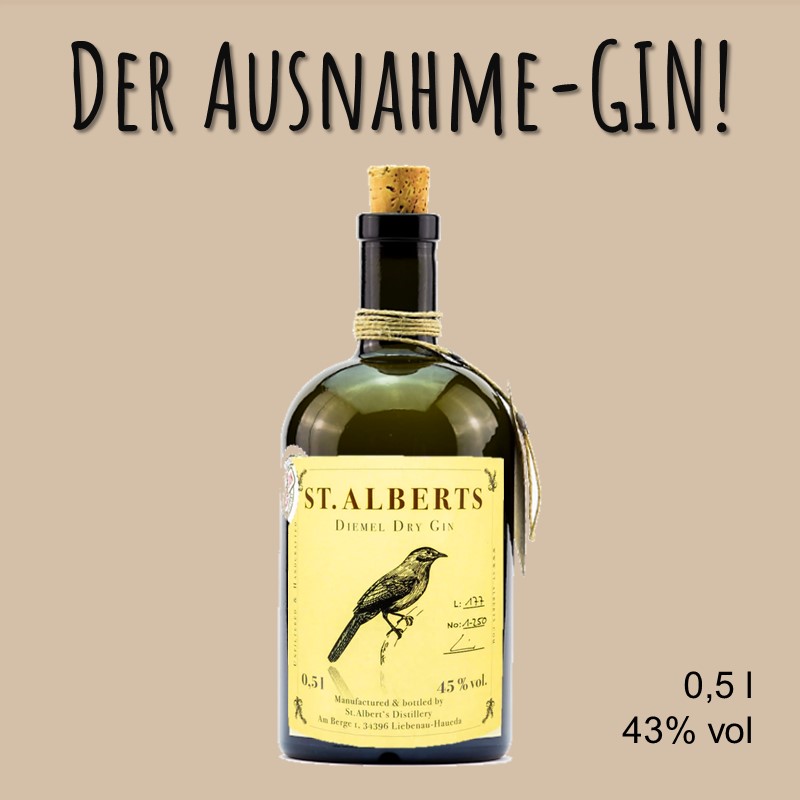 St. Albert´s Diemel Dry Gin (500 ml) (alter Name: FIELDFARE)