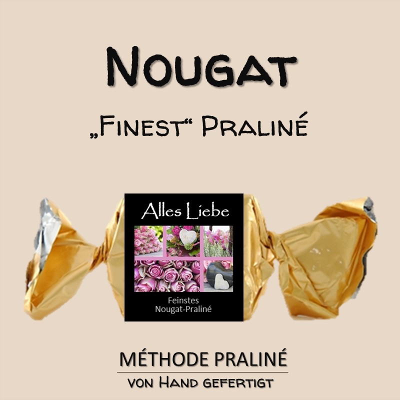 Praliné "Alles Liebe" (Nougat)