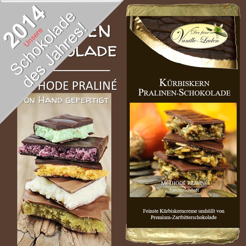 Kürbiskern Pralinen-Schokolade