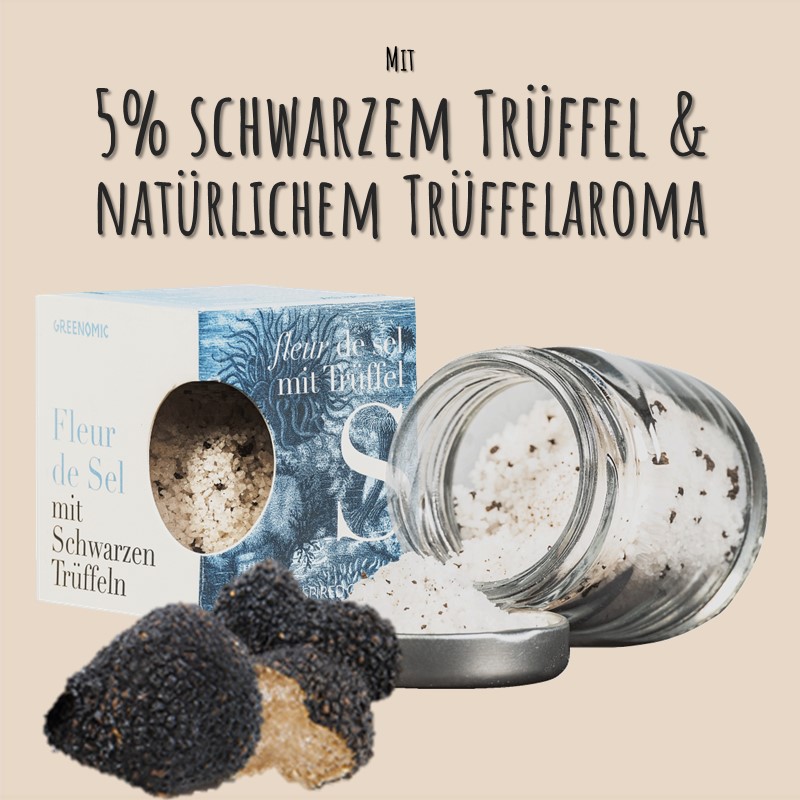 FLEUR DE SEL mit Trüffel - handgeschöpft